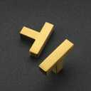 Ravinte Gold Cabinet Handles Square Cabinet Pulls, Single Hole, 30 Pack