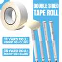 Wedge Guys Golf Grip Tape Roll | Solvent Activated Double Sided Adhesive Grip Tape Rolls for Regripping Golf Clubs | Multiple Size Grip Tape Rolls Available