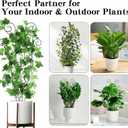 ZOUTOG Trellis for Climbing Plants Indoor 4 Pack 30 Inch,Rustproof Metal Garden Trellis for Potted Plants,Sturdy Houseplant Support Indoor Outdoor for Ivy Pothos Monstera Hoya Flower Vine (Black Moon)