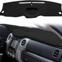 Dash Cover Mat Custom Fit for Toyota Tundra Dashboard Cover Pad Carpet Protector F108(Black)