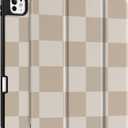 DONGKE Case for iPad Pro 11 inch (M5 2025 / M4 2024, 6th & 5th Generation)  [Built-in Pencil Holder] Ultra Slim PU Leather Trifold Stand Cover with Soft TPU Back, Auto Wake/Sleep, Chessboard