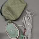 Newbealer Travel Iron with Global Voltage, 100-240V Mini Dry Iron for Clothes (No Steam), Max 300W, 60s Heat Up, 302 Non-Stick Ceramic Soleplate, 0.8lbs Ultra-Lightweight (Green)