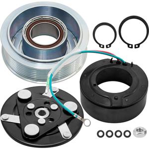 AC Compressor Clutch Assembly Kit Replacement for HONDA 2007-2011 CR-V 4 CYL 2.4L