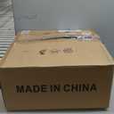 20" Woven Caged Low Profile Bladeless Ceiling Fan with Light and Remote, Farmhouse Flush Mount Boho Ceiling Fans Light, Enclosed Industrial Ceiling Fan 6 Speed Reversible w/ 4 E26 Bulb Base