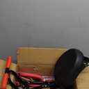 Together-life Foldable Front Mounted Children Bike Seats, Portable Baby Kids' Bicycle Carrier with Guardrail Handrail and Pedal for Mountain Bikes, Hybrid Bikes, Fitness Bikes