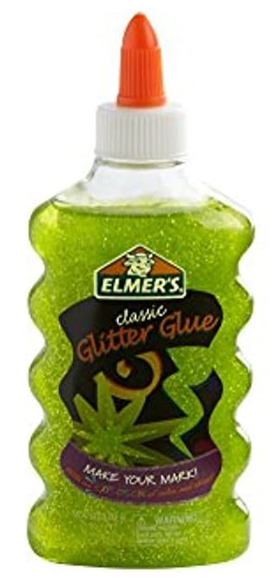 Elmer's Liquid Glitter Glue, Great For Making Slime, Washable, Assorted Colors, 6 Ounces 
