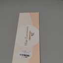 SARLA Invisible Wire Hair Extensions with 3 Clips Long Wavy Curly Synthetic Hairpiece for Women Adjustable Transparent Headband 18 Inch Bahama Beige