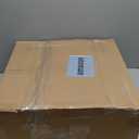 18-Inch Large Flush Mount Ceiling Light Fixture with Fabric Shade, Modern Drum Closed to Ceiling Lighting for Living Dining Room, Bedroom, Kitchen, Foyer - Farmhouse 3-Light Lamp & Chandelier (Beige)