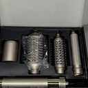 Upgraded 5-in-1 Hot Air Styler  Hair Dryer & Versatile Air Styler with Auto Wrap Curlers, Volumizing Brushes, Frizz-Free Hair Styler Tool for Curling, Smoothing & Adding Volume, No Heat Damage (Champagne)