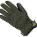 Rapdom Tactical Soft Shell Winter Gloves (Medium, Olive Drab)