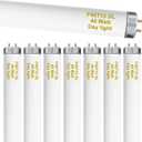 amgolibi 6-Pack 48 Inch F40T12/DL 40W 6500K Daylight Fluorescent Light Bulbs, 4ft T12 Linear Tube Lights, 2650 Lumens, G13 Bi-Pin Base, Daylight, for Workshop, Garage, Office