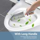 Toilet Bowl Cleaner Pumice Stone -Hard Water Stain Remover with Ergonomic Handle, Powerfully Removes Toilet Bowl RingsRust &LimeIdeal for Toilet Brush/BBQ Grills/Sink/Pool/Bathroom2Pack