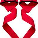 Lifting Straps, wrist straps for weightlifting, workout, Bodybuilding, Powerlifting & Deadlift -With 5mm Neoprene Pads & Anti-Slip Silicone -Extra Wrist Support for Weight lifting Men & Women