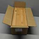 Recipe Box with 100 Cards 4 x 6 and 10 Dividers, Bamboo Organizer 2 Compartment Card &phone Holder to Write in Your Own Recipes, Kitchen Counter Decorative Gift for Housewarming Bridal Shower