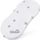 Bassinet Mattress Pad 18" x 30" x 0.8" Compatible with Halo Bassinest Swivel, Flex, Glide, Premiere & Luxe Series Sleeper, Waterproof Breathable Soft Baby Foam with Removable Zippered Cover