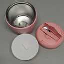 wiwens Thermo Food Jar for Hot Food Adults 32OZ Soup Thermo Lunch Containers Wide Mouth Vacuum Insulated Stainless Steel Leakproof Bento Box with Spoon (Pink2)