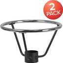 Flash Furniture Jackson Bar Height Table Base Foot Ring with 4.25'' Column Ring - 19.5'' Diameter (Pack of 2)
