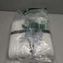 White Duvet Cover Full Size, 100% Washed Cotton Linen Like Bedding Set with Zipper Closure (No Comforter), 80x90 Inches