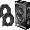 Quick Release Olympic Barbell Collars 2" (Pair) - Non-Slip Weightlifting Barbell Clips for Secure Powerlifting, Home & Gym - High-Strength Metal Bar Clamps