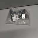 Angoily 2pcs Handle Rubber Latch Stainless Steel Draw Latches for Tool Box Automotive Trucks and Engineering Machines Flexible Hood Catch with Brackets