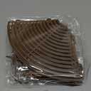 Sawysine 3 Pcs Plant Pot Cover Plant Protector from Animal Flower Pot Grid with Center Cutout Flower Cover Soil Protectors(Coffee,11.8 in)