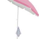 JEAREY 6.5ft Sun Shade Umbrellas, Portable Umbrella with Stand, Lightweight Sun Protection Free Standing Sport Umbrella for Outdoor Sports, Camping, Fishing, Patio, Beach, Sakura Pink