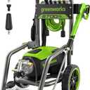 Greenworks Pro Brushless 2700 PSI (CSA Certified) 2.3 GPM Max / 1.2 GPM Electric Pressure Washer (Foldable Handles, Rugged Steel Frame, 25 FT Hose, 35 FT GFCI Power Cord)
