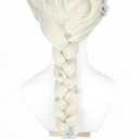 Topcosplay Cosplay Wig Blonde+6 Hairpins Long Braid Hair Halloween Costume Princess Wigs