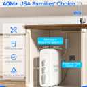 Waterdrop G3P800 Reverse Osmosis System, 800 GPD Fast Flow, NSF/ANSI 42 & 53 & 58 & 372 Certified, 3:1 Pure to Drain, Tankless Under Sink RO Water Filter System, LED Purifier, Smart Faucet