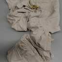 Stylish Beige & Gold Baby Carrier Wrap: Comfortable, Soft & Supportive, Adjustable Ring Sling for Mom & Dad, Ideal for Baby Registry, Newborn to Toddler, Baby Shower