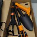 GoGonova Metal Detector, Adjustable 27.5” - 37.8” Metal Detector for Kids with LED Display, Lightweight Kids Metal Detector Kit with 6.8” Waterproof Search Coil, Gift for Boys & Girls, Orange