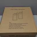 Outdoor Wall Light Fixtures, Exterior Waterproof Wall Lanterns, Porch Sconces Lighting with E26 Sockets & Glass Shades, Modern Matte Black Outside Lights for Patio Front Door Entryway Garage, 2-Pack