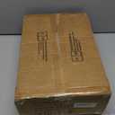 IBUYKE Square Makeup Stool with X-Leg Foot Rest, PU Footrest, Ottoman Seat Vanity Stool, Multi-Use as Small Side Table, for Bedroom, Living Room, Black LG-71B (17.72"-Leather)