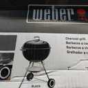 Weber Original Kettle Charcoal Grill, 22-Inch, Black Classic Outdoor BBQ Grill with OneTouch Cleaning System & Precise Temperature Control Dampers