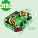 JOYIN 1 Pcs Football Snack Trays, Large Stadium Shaped Serving Tray for Football Party Supplies, Sport Snack Plates for Parties Table decoration, Paper Platter for Sport Celebration Table Favor