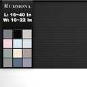 URMONA 19'' x 19'' Waterproof Silicone Under Sink Mat Cabinet and Counter Protector, Shelf Liner for Kitchen and Bathroom, Storage and Organizers, Litter Mat, Pet Cat Puppy EssentialsBlack