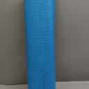 Portable Yoga Mat - High Density Fitness, Multifunctional Exercise Surfaces, Non Slip Stretching Workout Gear, Lightweight Carrying Strap | Home Studio Athletics Health for Women Men (blue)