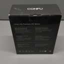 CONFU Ionic Blow Dryer 1600W, Portable Lightweight Fast Drying Negative Ion Hairdryer Blowdryer, 3 Heat Settings & Infinity Speed, with Diffuser and Concentrator Nozzle for Home & Travel (Grey)