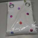 Urban Lotus Ivory Full Blackout Curtains for Living Room Thermal Insulated Room Darkening Curtains for Bedroom 84 Inches Length Window Treatment Drapes for Hotel Office Grommet Top 52" w 2 Panels