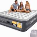 OlarHike 20" H King Air Mattress with Built in Pump,Inflatable Bed, 850lb