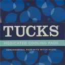 TUCKS Medicated Cooling Pads, 100 Count  Pads with Witch Hazel, Cleanses Sensitive Areas, Protects from Irritation, Hemorrhoid Treatment, Medicated Pads Used By Hospitals