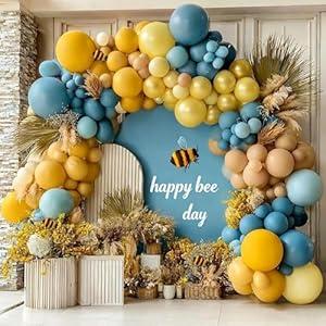 Brown White Balloon Garland Double Stuffed Dark Brown Beige Sand White Pearl Gold Balloon Arch Kit for Neutral Baby Shower Birthday Wedding Woodland Teddy Bear Party Decorations 