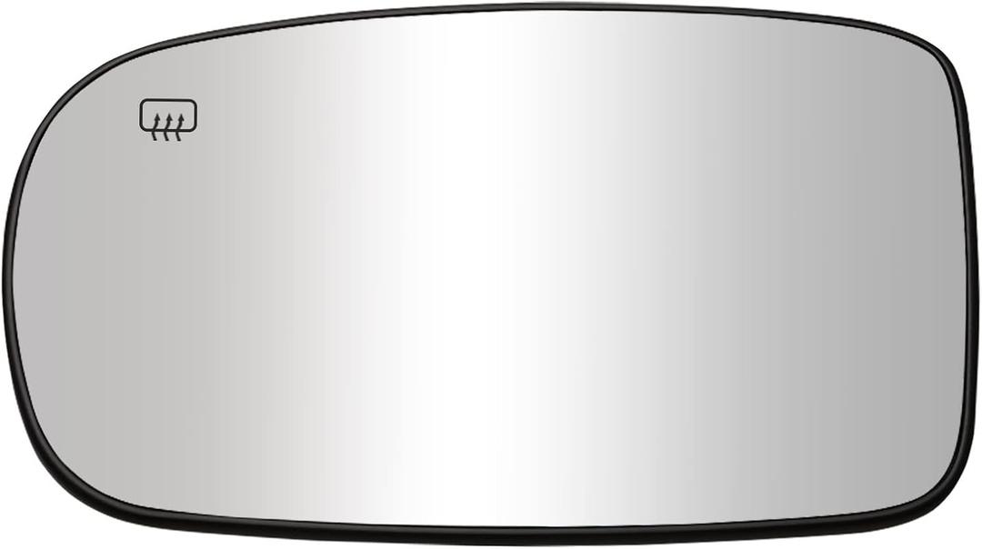 Driver Side Mirror Replacement for 2011-2017 Chrysler 200, 2012-2021 Chrysler 300, 2011-2021 Dodge Charger, 2012-2021 Dodge Challenger Mirrors Glass - Convex Heated Left Side Rear View Mirror
