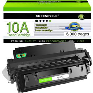 greencycle 1 Pack High Yield 10A Q2610A Toner Cartridge Replacement Compatible for HP Laserjet 2300 2300d 2300dn 2300dtn 2300L 2300n Printer