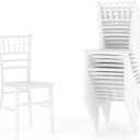 Flash Furniture Hercules Series Children's Resin Event Chairs, Commercial/Residential All Occasion Chairs for Kids, 330 lb. Static Weight Capacity, Set of 10, White