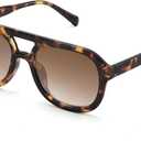 Retro Aviator Sunglasses for Women Men Trendy Square Pilot Shades 70s Vintage Sun Glasses