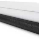 Hollowfly 6 Pack Jumbo Pool Noodles Swimming Floating Foam Tube Extra Large Hollow Bright Swimming Pool Noodles Bulk Heavy Duty for Adults (Black,White,40x1.6inch)
