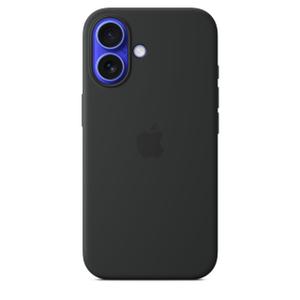 Apple iPhone 16 Silicone Case with MagSafe and Camera Control: Lightweight Phone Case, Wireless Charging Compatible, Smooth Matte Finish; Black