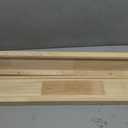 Floating Shelves for Wall, Solid Rubberwood & Pine Picture Ledge with Front Lip, Wall Mounted Shelves, Easy Installation (2pc Solid rubberwood, 23.6" L x 4.7" W x 1.7" H)