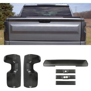 Tail Light Cover with Third Brake Light Cover for Chevy Silverado 1500 2022-2026